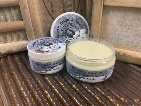 Coconut Ginger & Almond Sugar Scrub