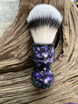 #55 24mm Synthetic Sapphire Purple Shaving Brush