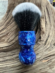 #58 24mm Synthetic Celestial Blue Shaving Brush