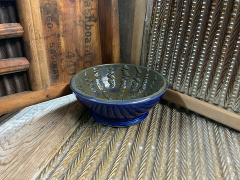 Shaving Bowl #4 Green & Blue