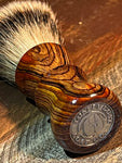 #28 South American Ross Wood Silver tip Shaving Brush